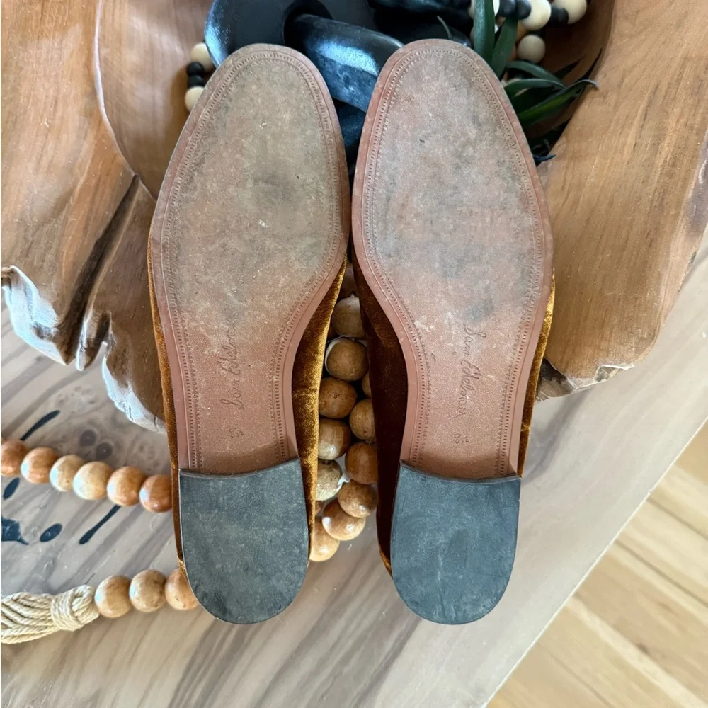 Sam Edelman Loraine Cocoa Bronze Velvet Flat